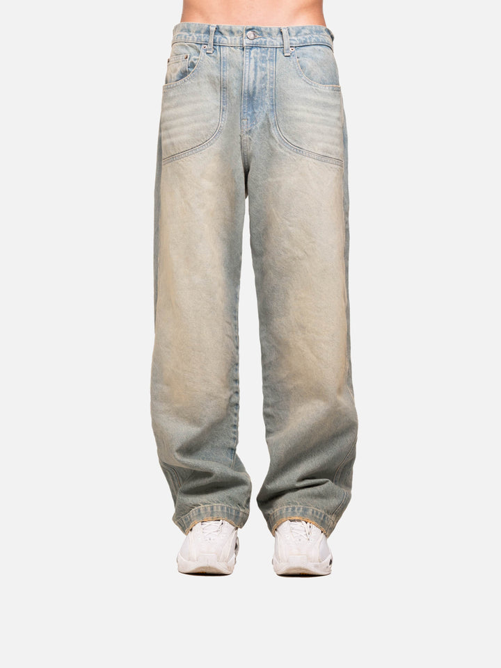 LIGHT FADED DENIM PALE BLUE