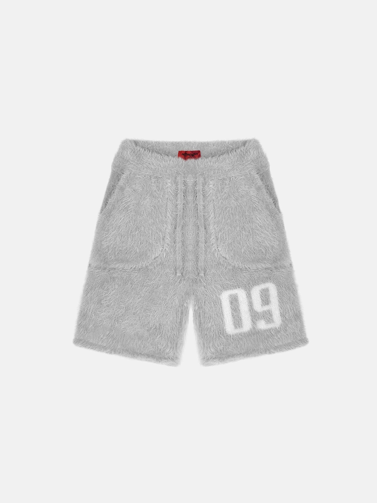 09 FUR SHORTS GREY