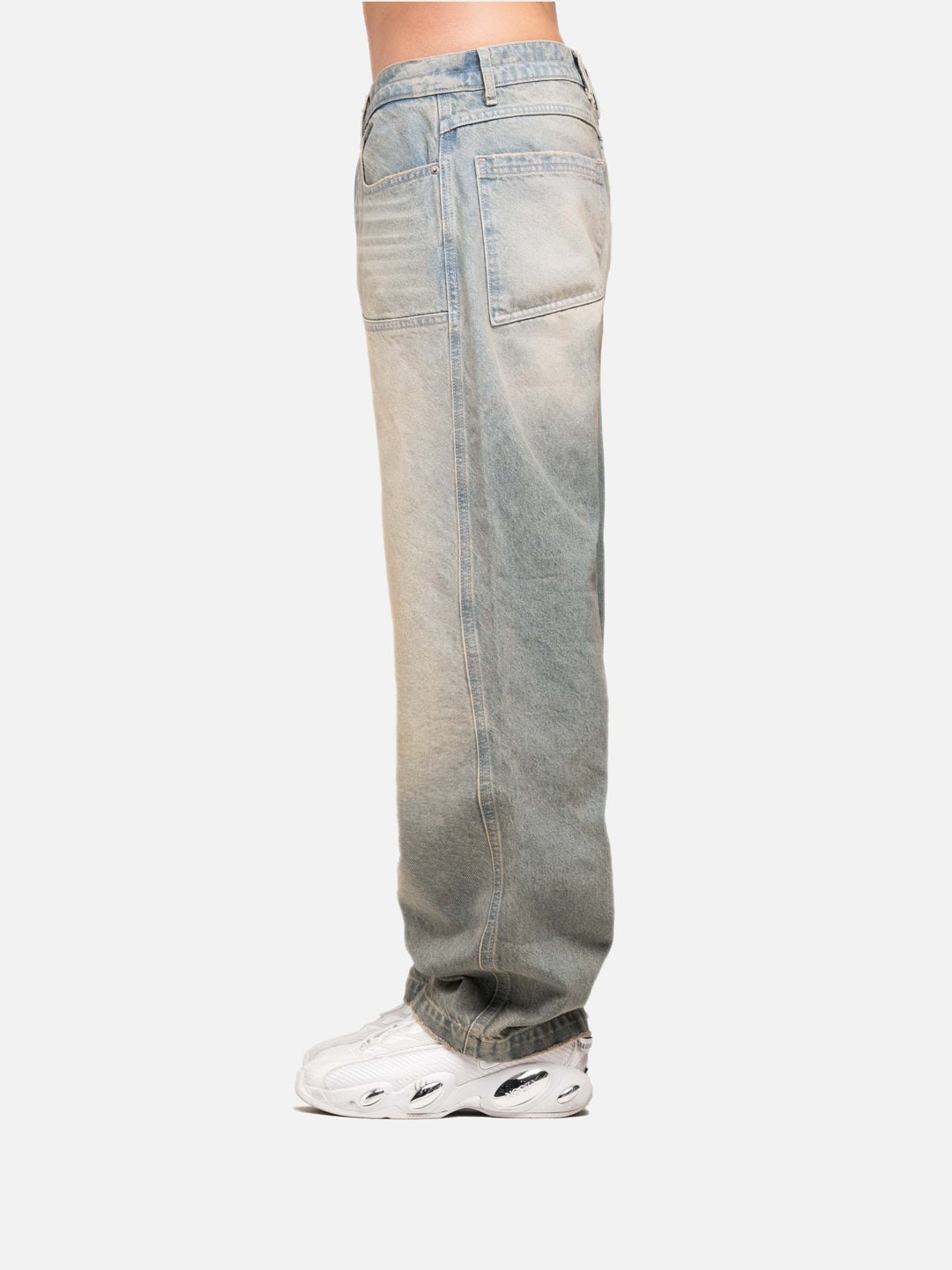 LIGHT FADED DENIM PALE BLUE