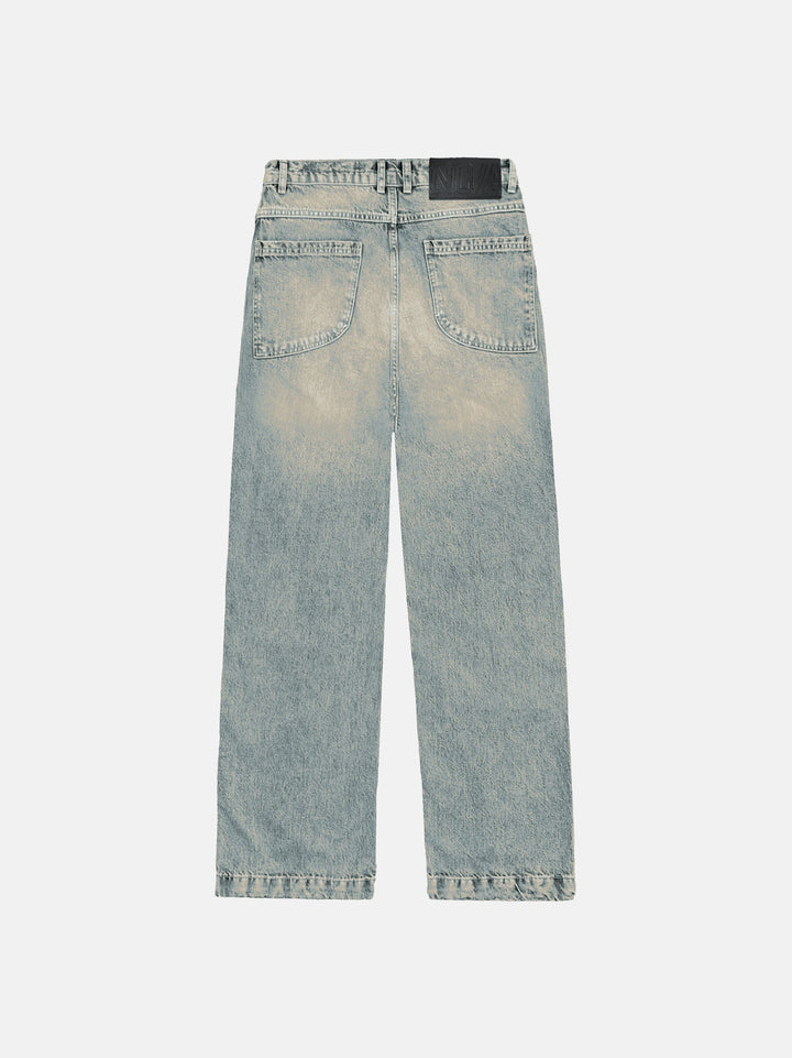 LIGHT FADED DENIM PALE BLUE