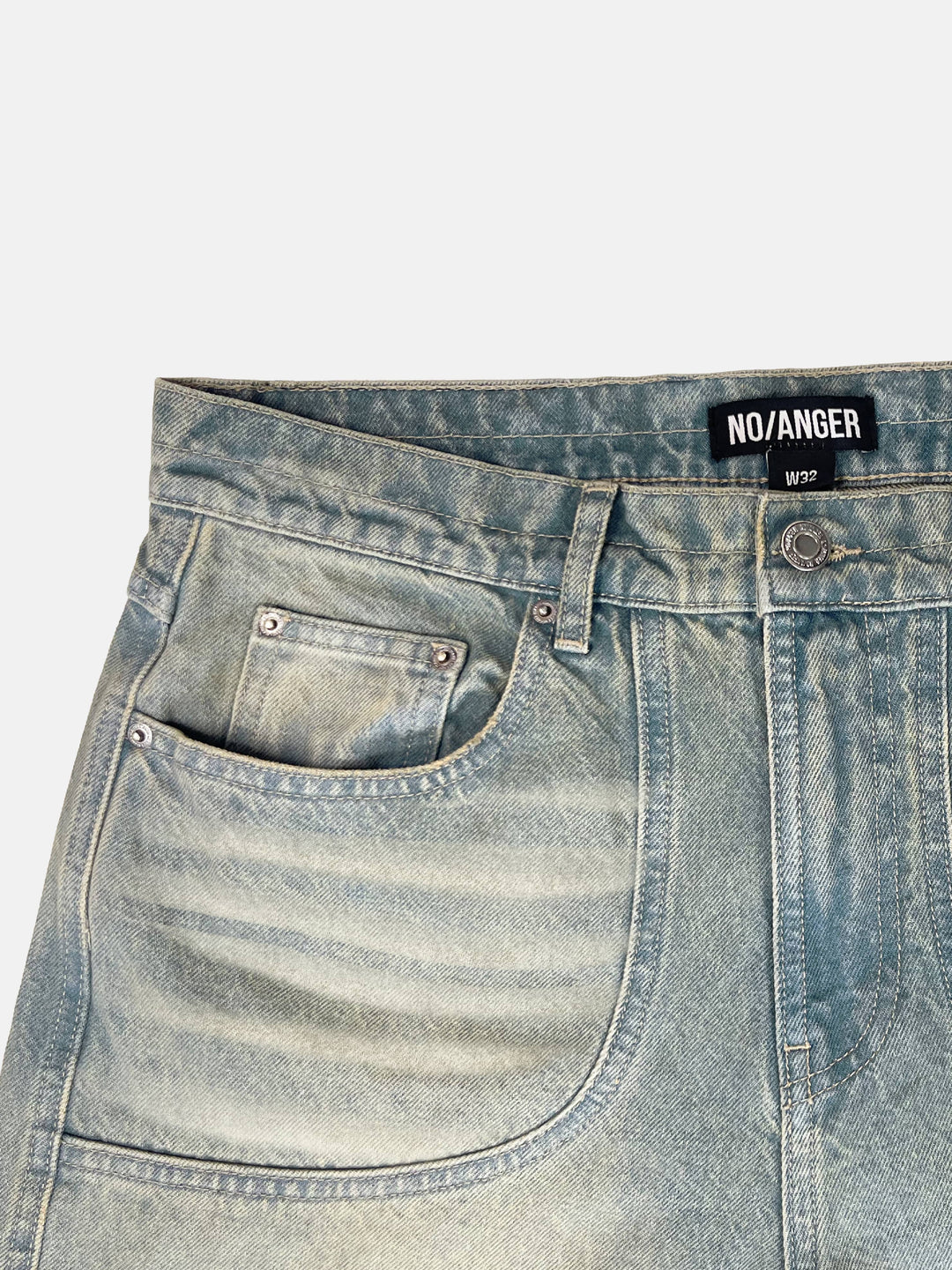LIGHT FADED DENIM PALE BLUE